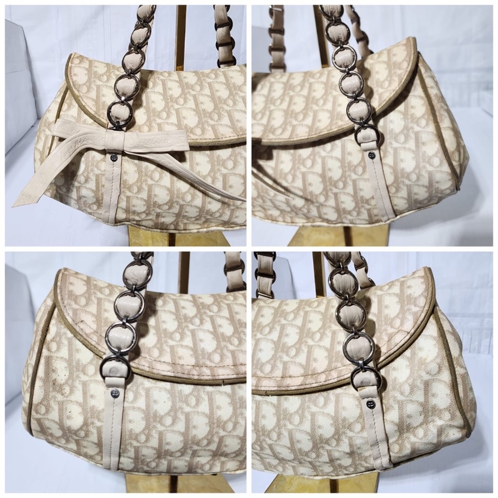 Authentic Christian Dior Diorissimo Romantique Bag Beige/Cream - Picture 5 of 16